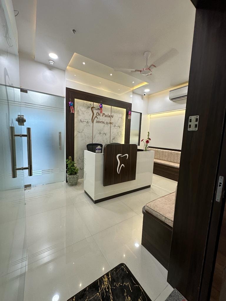 Dentist with patient